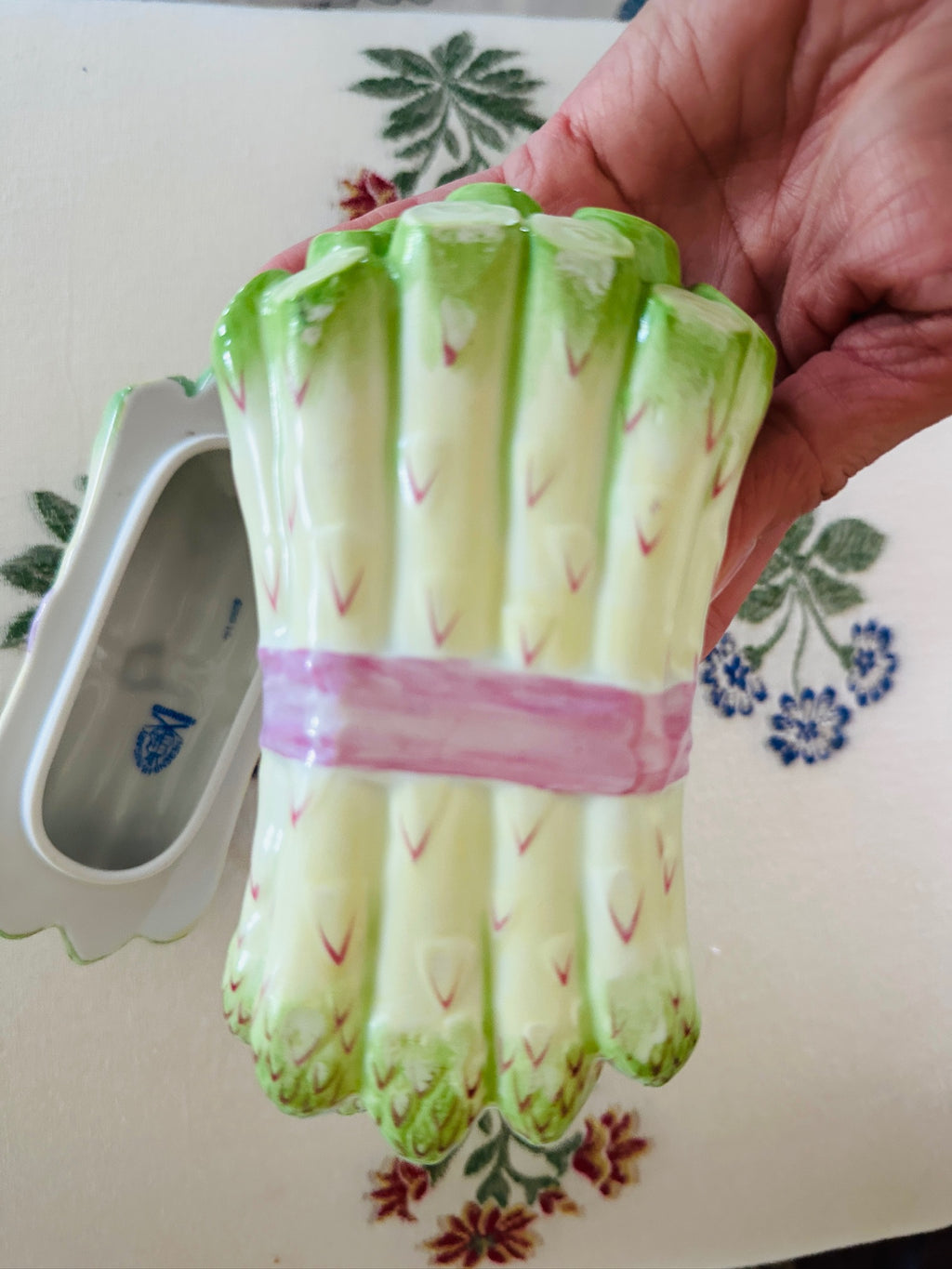 Herend Asparagus Trinket Box From Hungary