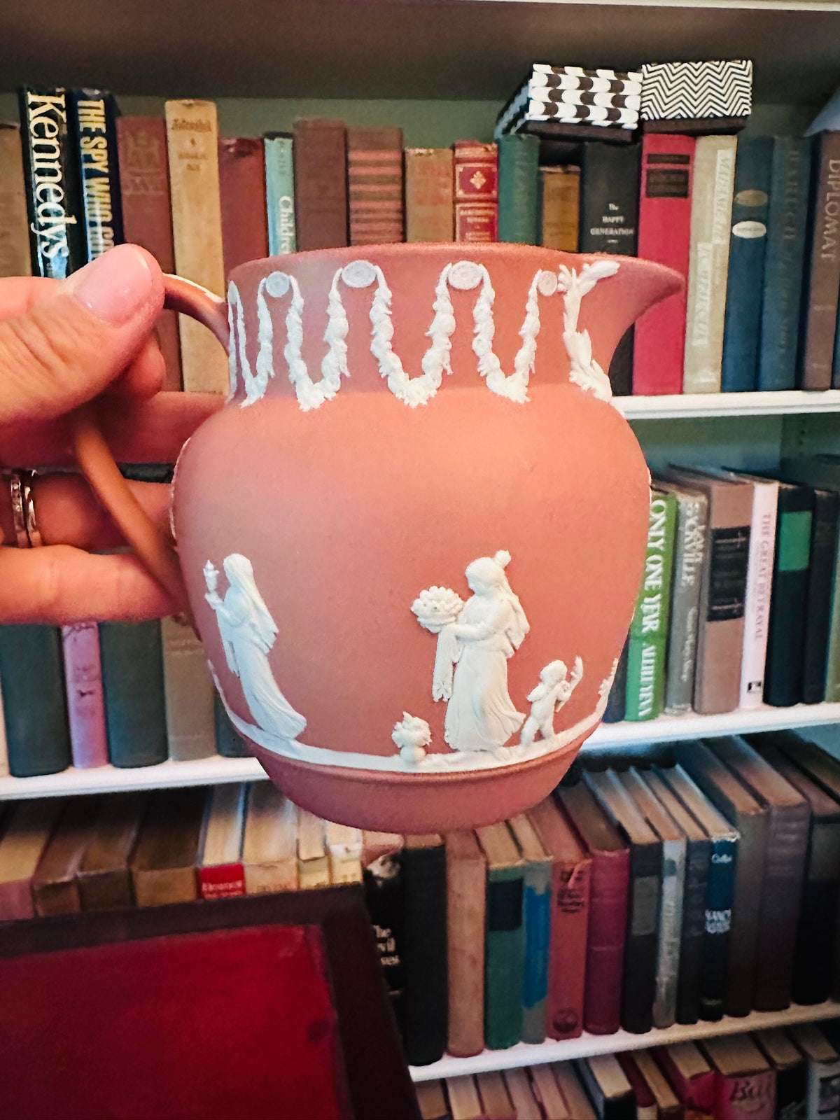 Wedgewood Terracotta Jasperware Pitcher