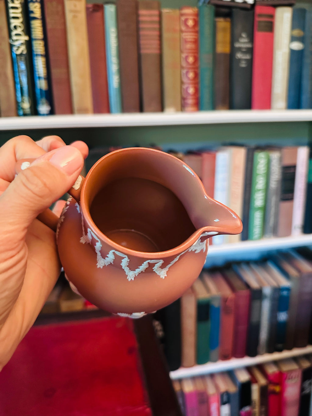 Wedgewood Terracotta Jasperware Pitcher