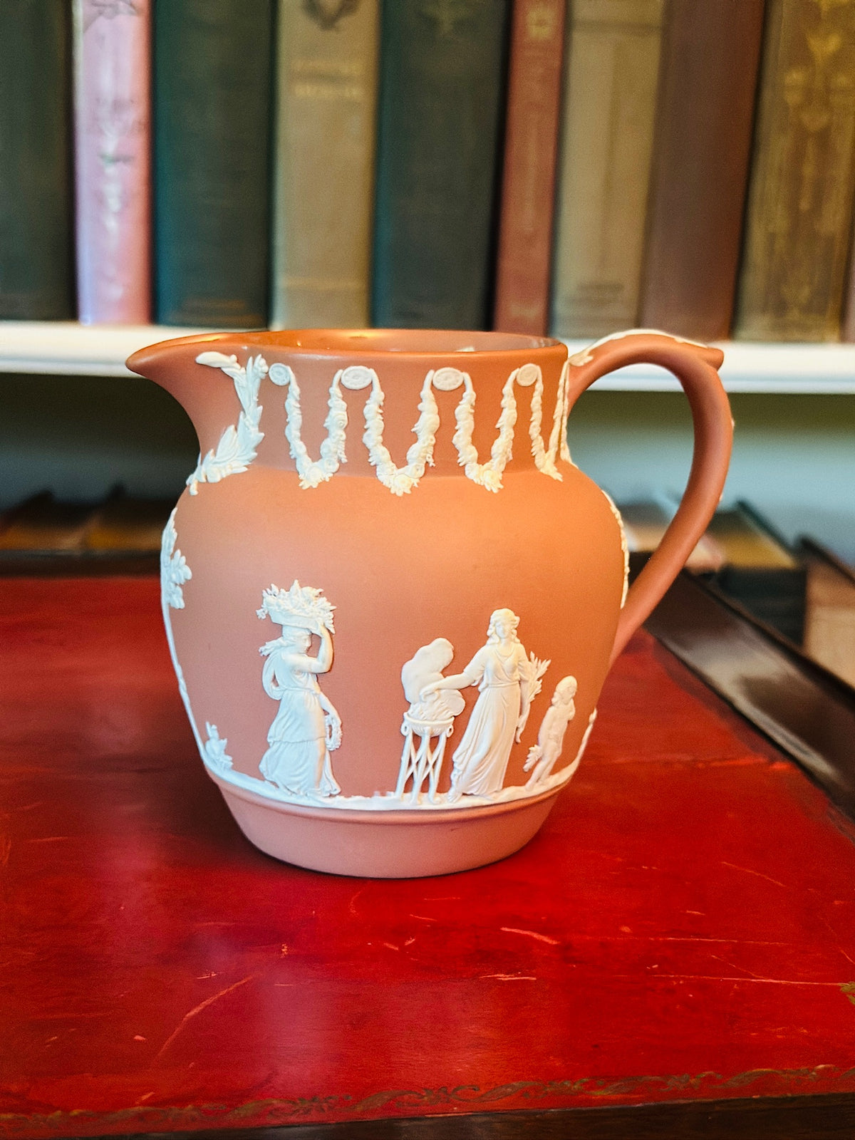 Wedgewood Terracotta Jasperware Pitcher