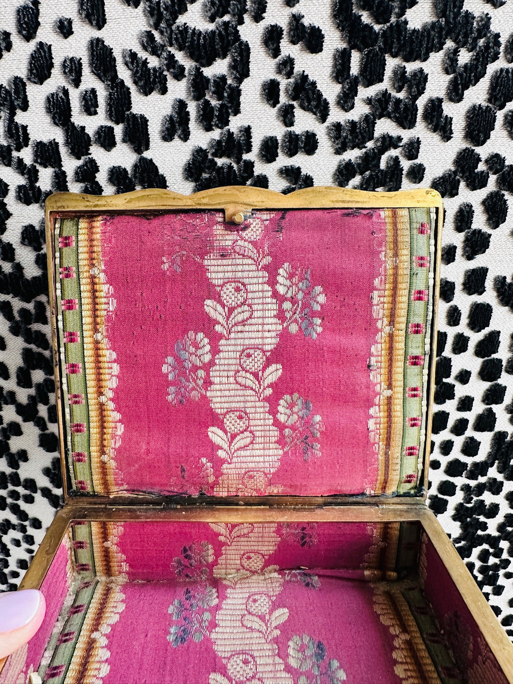 French Ormulu Cast Bronze Box