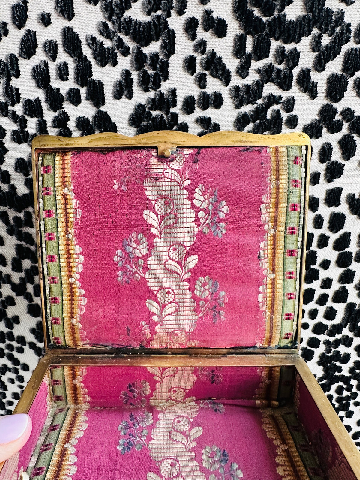 French Ormulu Cast Bronze Box