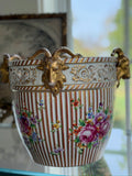 A Carl Thieme, Dresden, Ram's Head Cachepot - Circa 1870