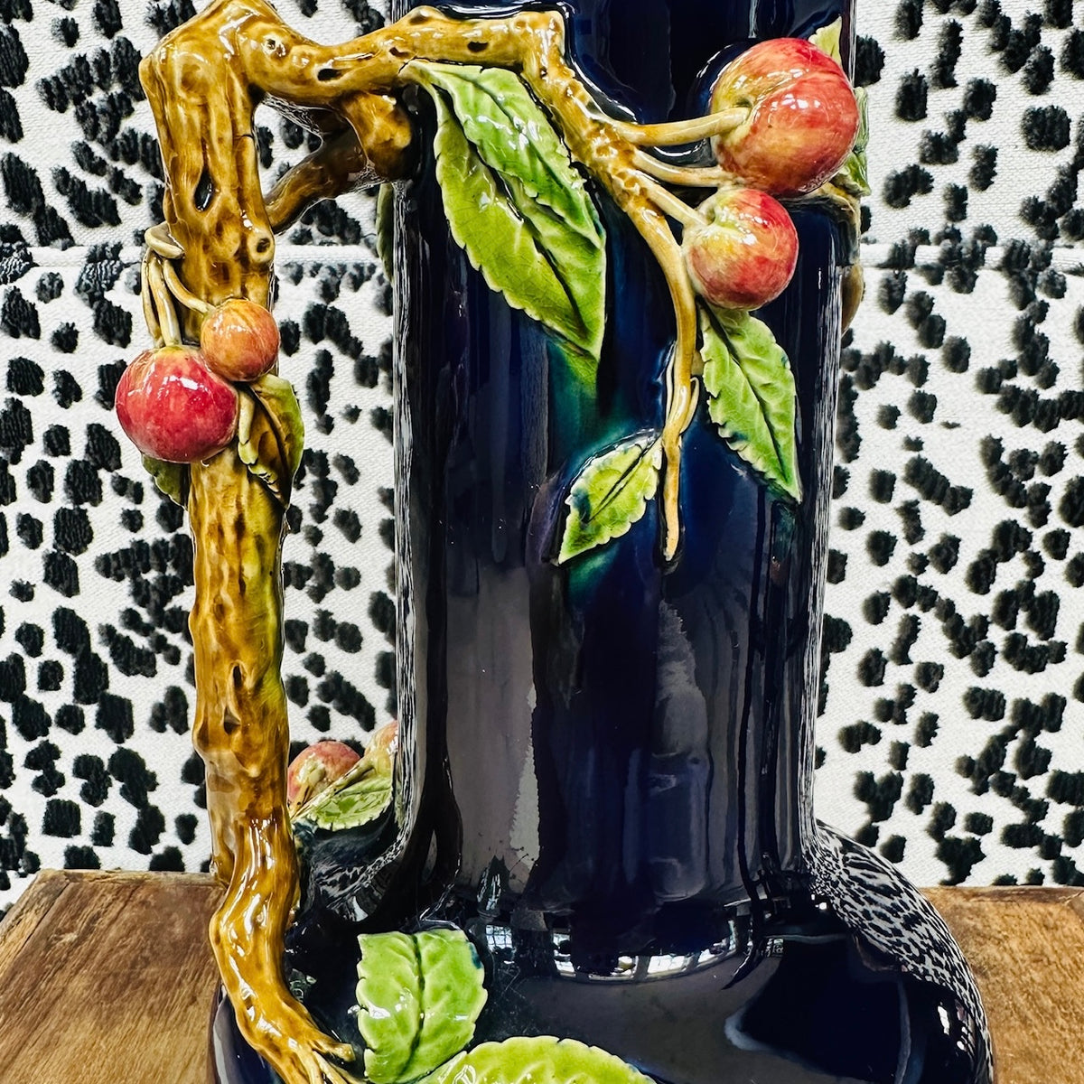 Set of 2 Antique Majolica Minton Pitchers