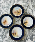 Set of 8 Limoges Hand-Painted Bird Plates